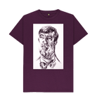 Purple Printed T-shirt Front