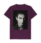 Purple Printed T-shirt Front