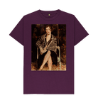 Purple Printed T-shirt Front