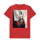 Red Printed T-shirt Front