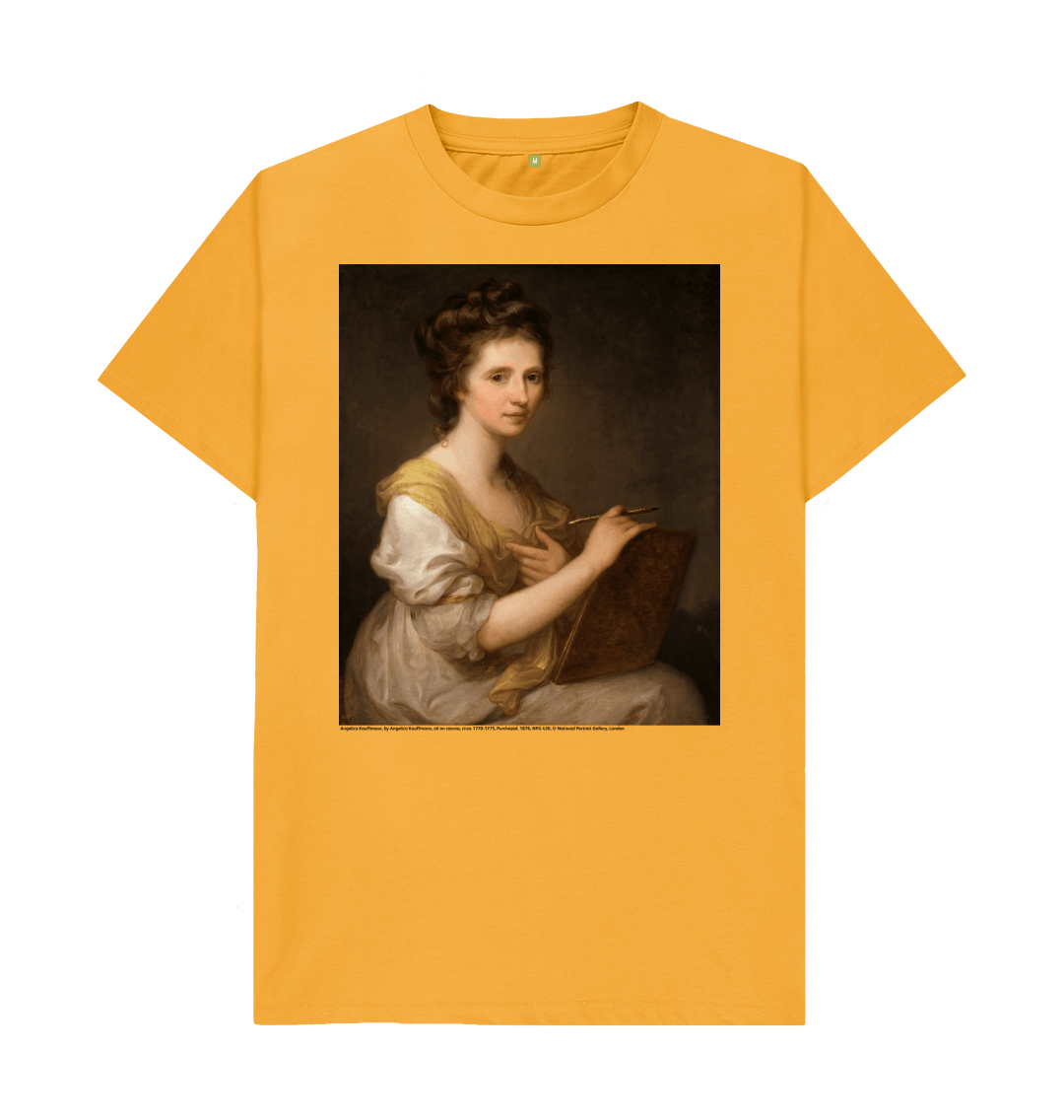 Mustard printed t shirt front