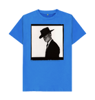 Bright Blue Printed T-shirt Front
