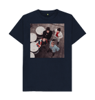 Navy Blue Printed T-shirt Front