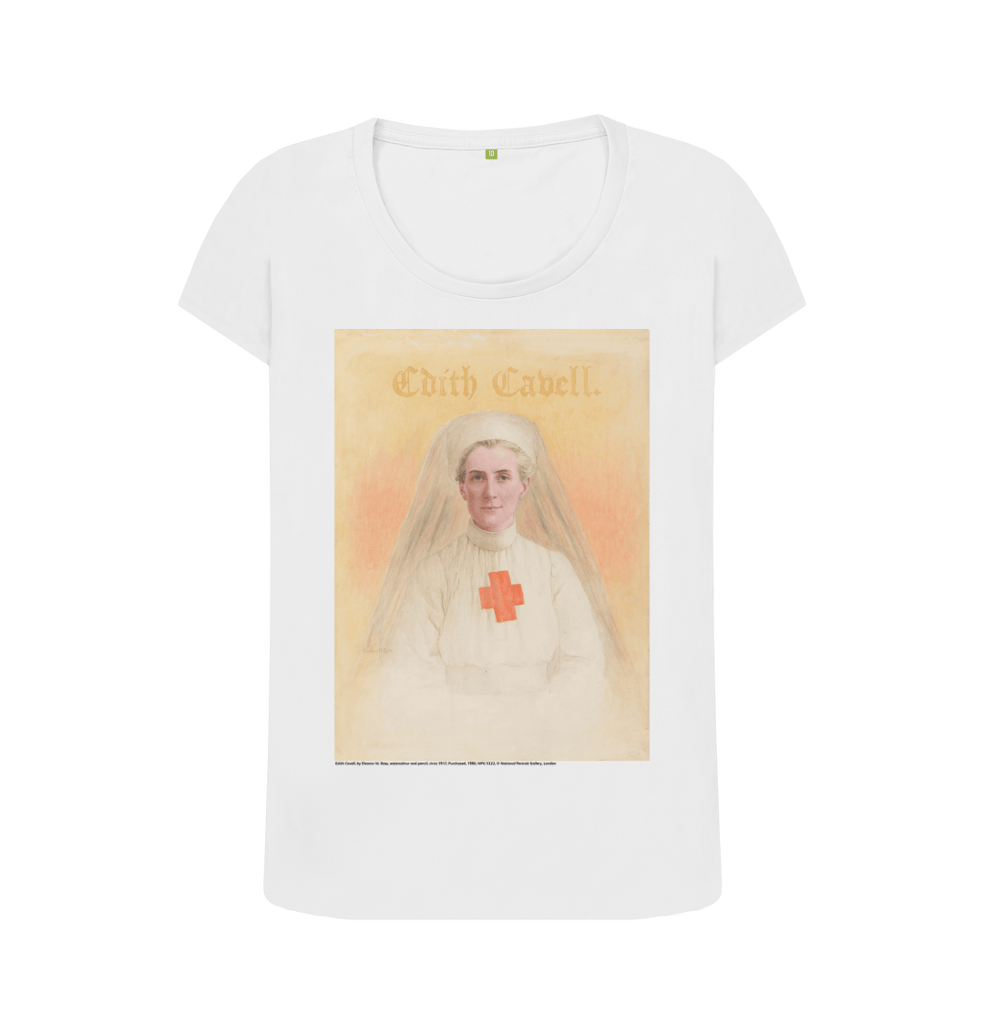 White printed t shirt front