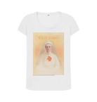 White Printed T-shirt Front