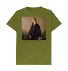 Moss Green Printed T-shirt Front