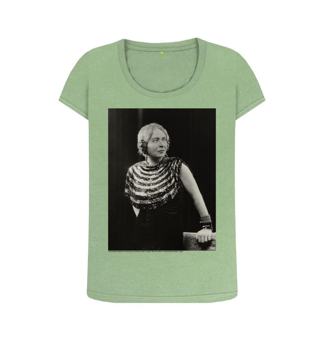 Sage printed t shirt front