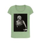 Sage Printed T-shirt Front