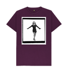 Purple Printed T-shirt Front