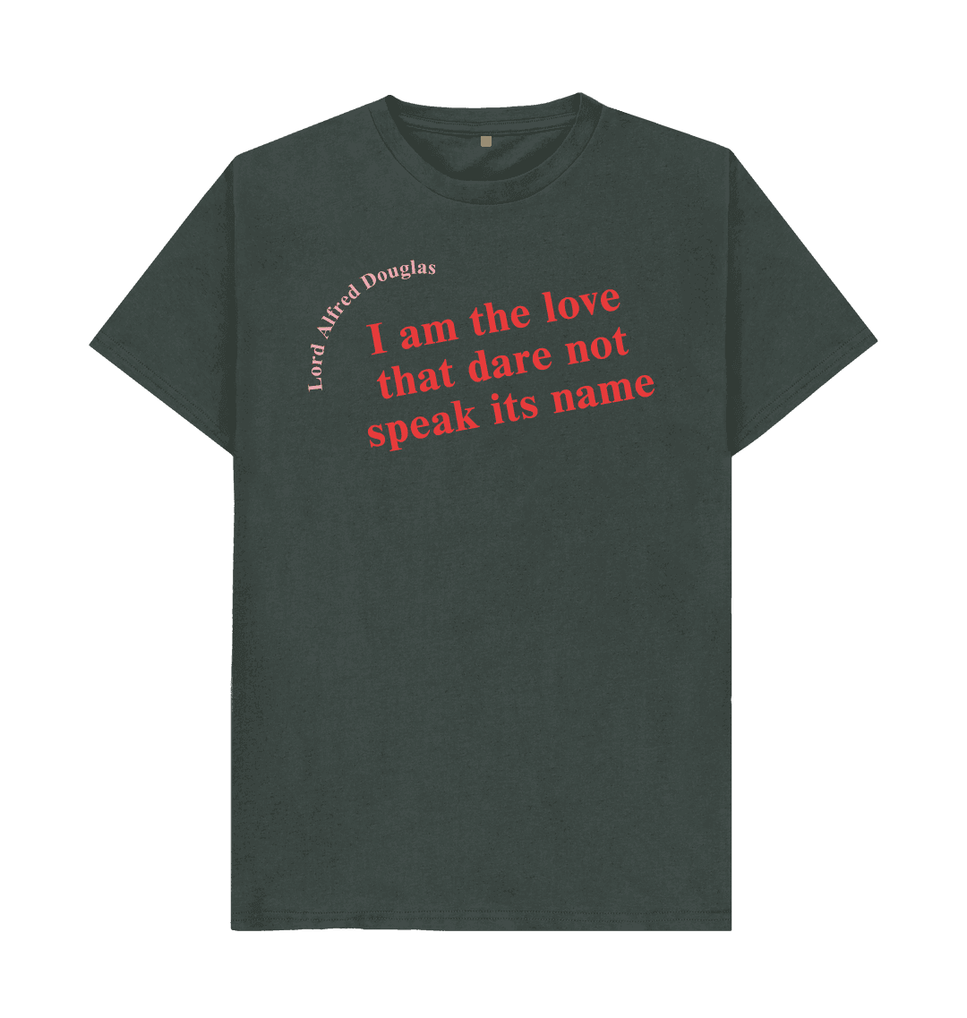 Dark grey printed t shirt front