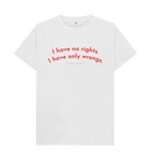 White Printed T-shirt Front