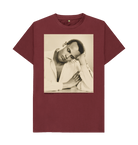 Red Wine Printed T-shirt Front
