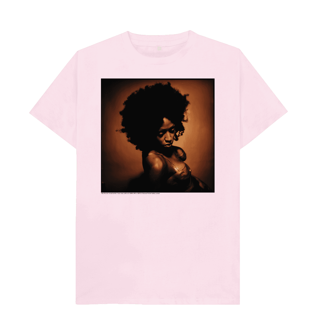Pink printed t shirt front