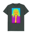 Dark Grey Printed T-shirt Front