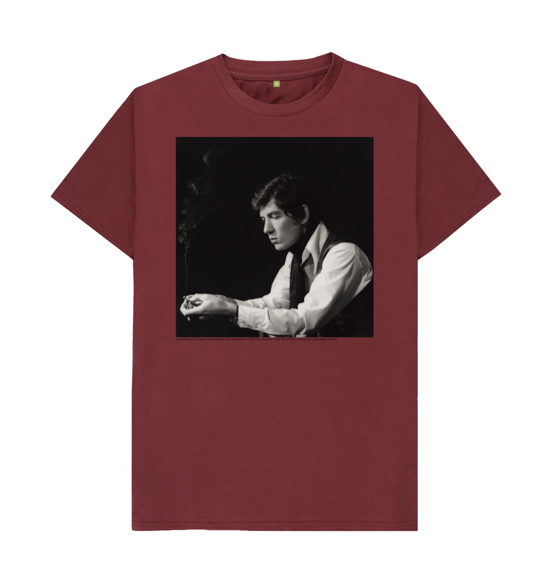 Red wine printed t shirt front