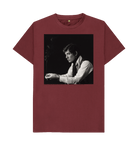 Red Wine Printed T-shirt Front