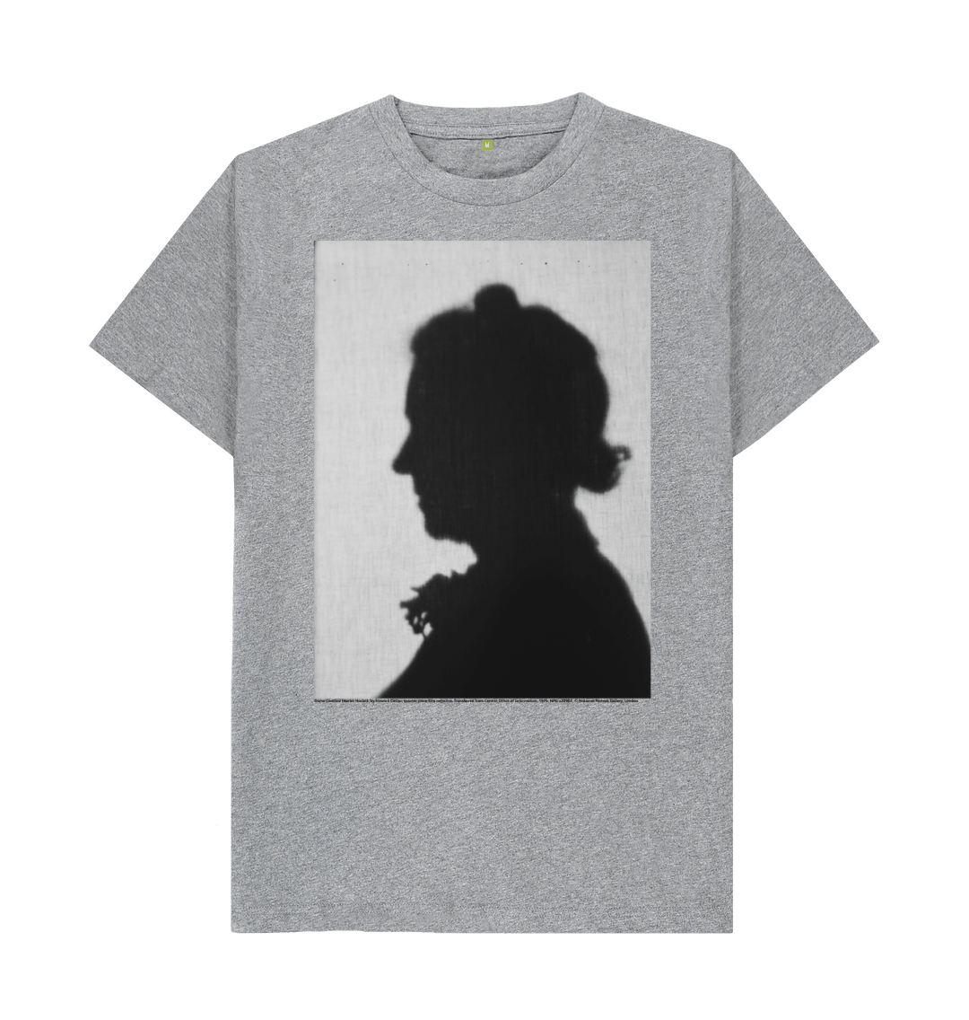 Athletic grey printed t shirt front