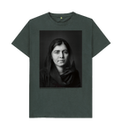 Dark Grey Printed T-shirt Front