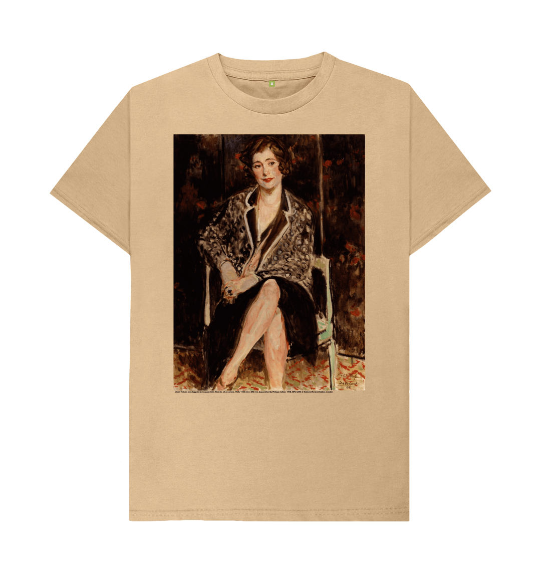 Sand printed t shirt front