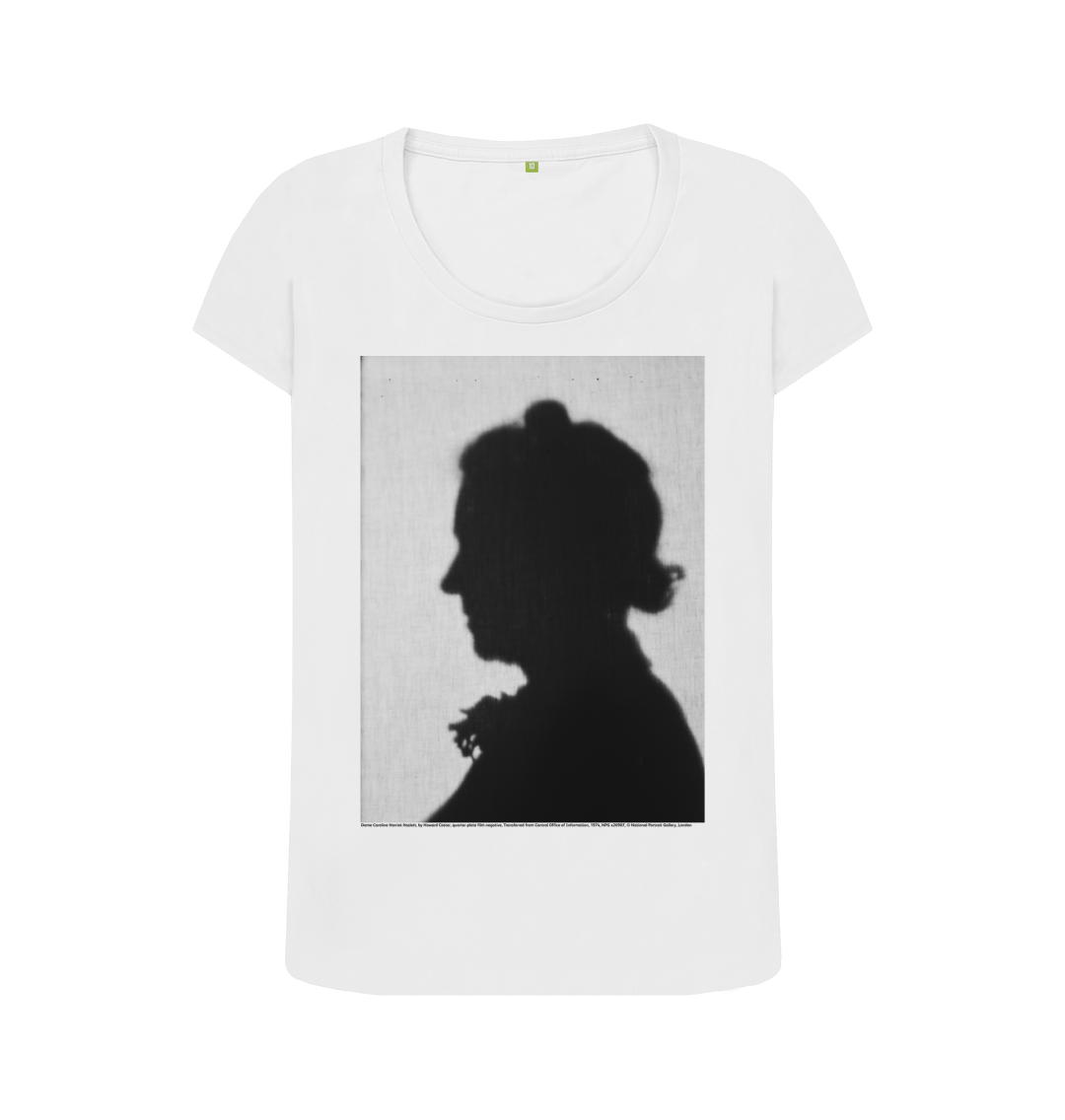 White printed t shirt front