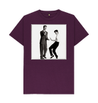 Purple Printed T-shirt Front