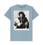 Stone Blue Printed T-shirt Front