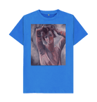 Bright Blue Printed T-shirt Front