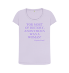 Violet Printed T-shirt Front