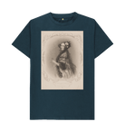 Denim Blue Printed T-shirt Front