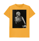 Mustard Printed T-shirt Front