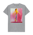 Athletic Grey Printed T-shirt Front