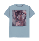 Stone Blue Printed T-shirt Front