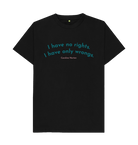Black Printed T-shirt Front