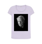 Violet Printed T-shirt Front