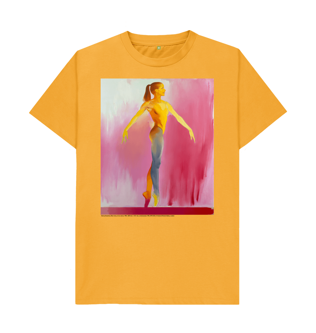 Mustard printed t shirt front