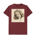 Red Wine Printed T-shirt Front