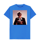 Bright Blue Printed T-shirt Front