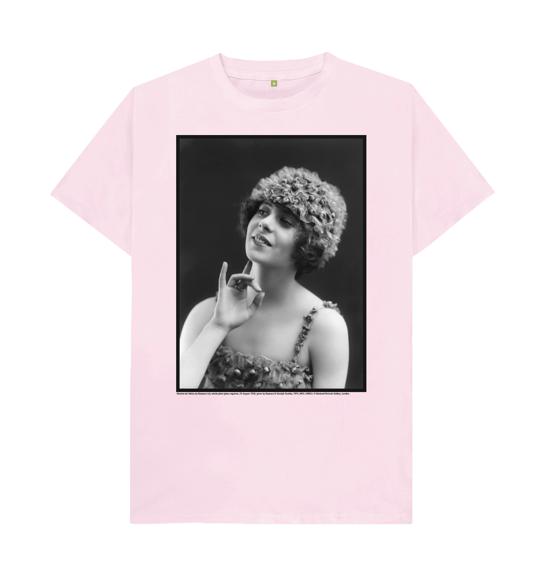 Pink printed t shirt front
