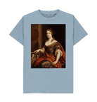 Stone Blue Printed T-shirt Front