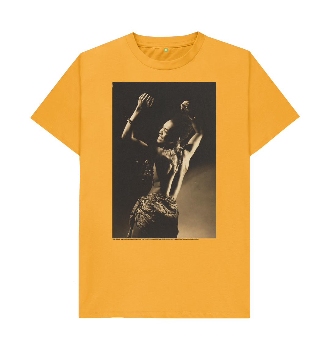 Mustard printed t shirt front