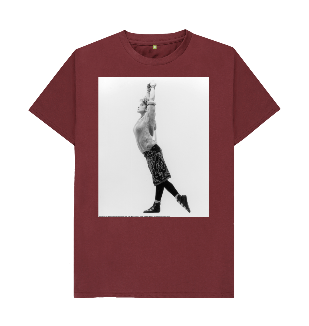 Red wine printed t shirt front