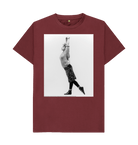 Red Wine Printed T-shirt Front