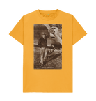 Mustard Printed T-shirt Front