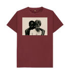 Red Wine Printed T-shirt Front