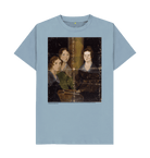 Stone Blue Printed T-shirt Front