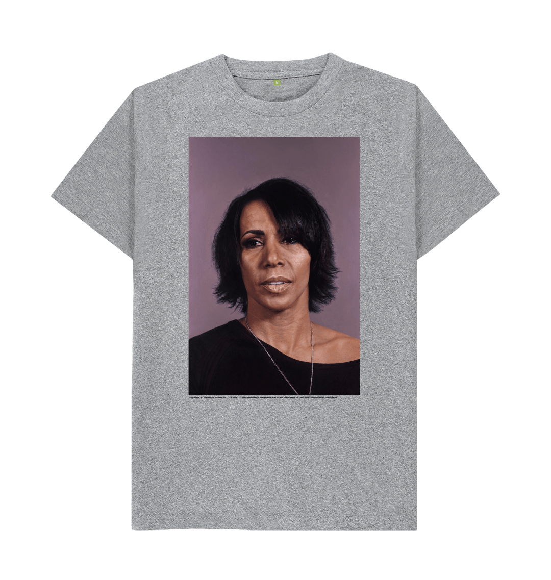 Athletic grey printed t shirt front