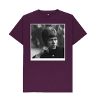 Purple Printed T-shirt Front
