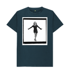 Denim Blue Printed T-shirt Front