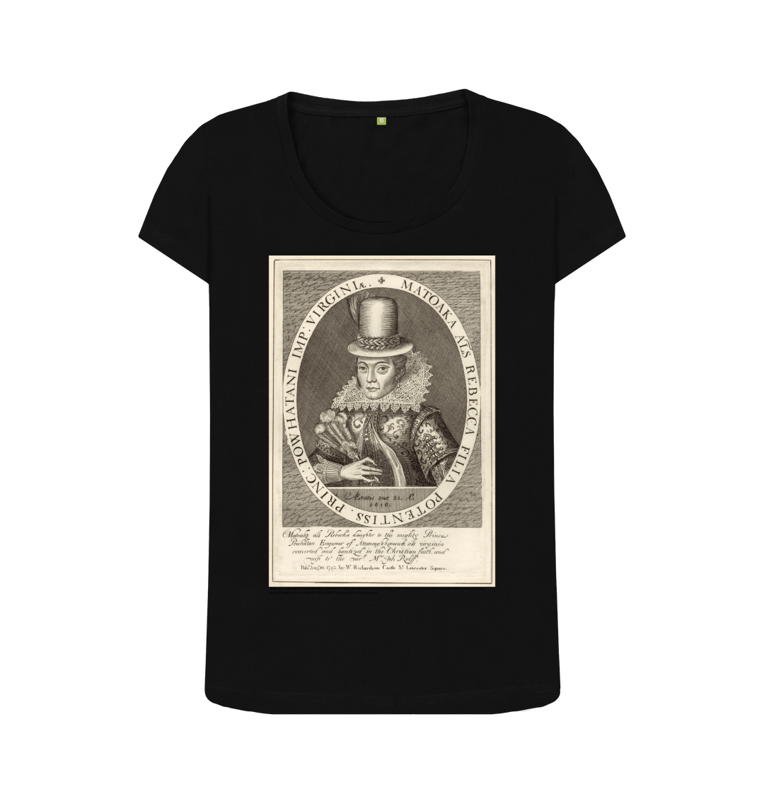 Black printed t shirt front