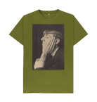 Moss Green Printed T-shirt Front